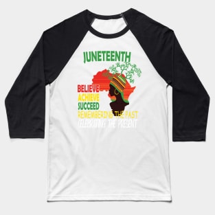 Juneteenth Is My Independence Day Black And Proud 2023, Juneteenth African American Black History 1865 Baseball T-Shirt